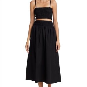 NWT Faithfull The Brand Black Linen Set